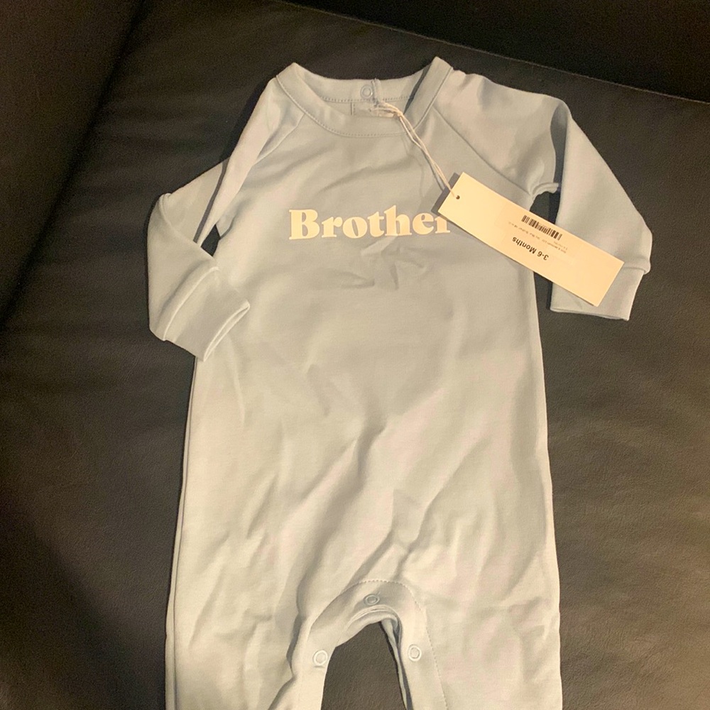 Bob and Blossom BROTHER one piece new in light blue size 3-6 months